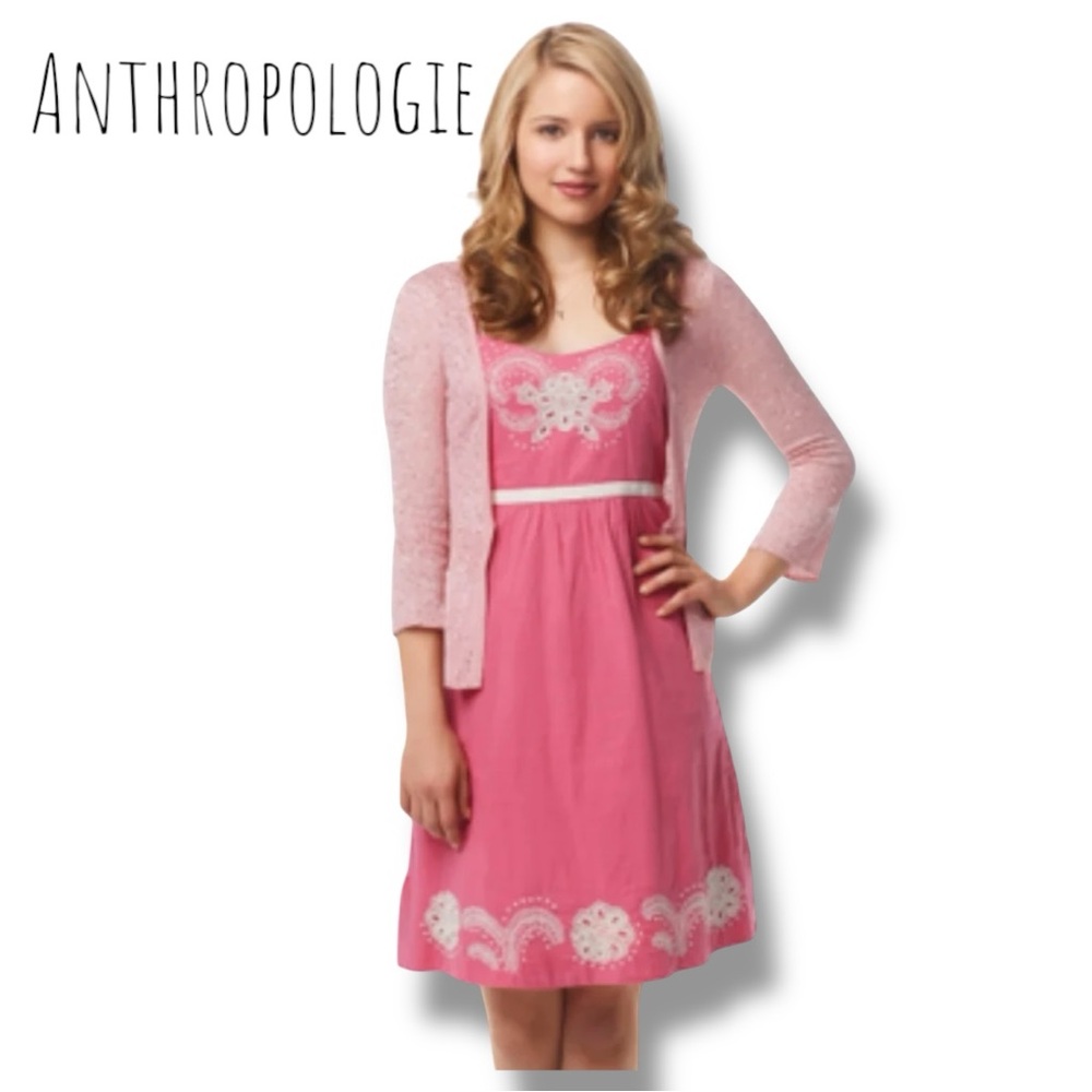 Anthropologie Moulinette Soeurs Anthropologie Glee Pink Dress Size 0
EUC!